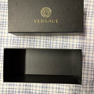 Versace Black Gift Box with Gold Logo